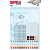 AMT 1/48 Space: 1999 22" Eagle Transporter Paneling Decals