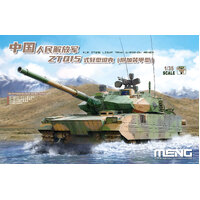 Meng 1/35 PLA ZTQ15 Light Tank w/Addon Armour Plastic Model Kit