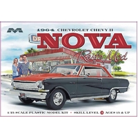 Moebius 1/25 1964 Chevy II Nova Resto Mod Plastic Model Kit