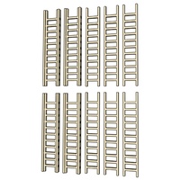 Miniature Scenery - Ladders 3 Long Set