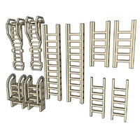 Miniature Scenery - Ladders 4 Mixed Set