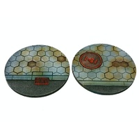 Miniature Scenery - Hexy Sci-Fi 55mm Bases [x2]