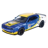 Motormax 1/24 GT Racing - 2018 Dodge Challenger SRT Hellcat Widebody Diecast Car