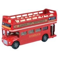 Motormax 5" Open Top London Bus Diecast