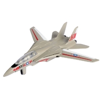 Motormax 1/100 6" Grumman F-14 Tomcat Sky Wings Diecast Aircraft