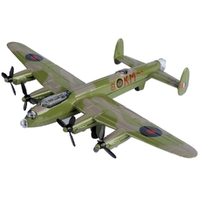 Motormax 1/100 6" Lancaster Sky Wings Diecast Aircraft