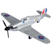 Motormax 1/100 6" Hurricane Sky Wings Diecast Aircraft