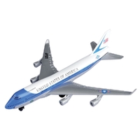 Motormax 1/100 6" Boeing 747 Sky Wings Diecast Aircraft