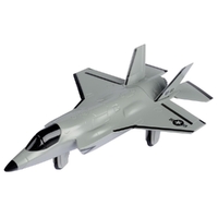 Motormax 1/100 6" Lockheed Martin F-35 Lightning II Sky Wings Diecast Aircraft