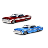 Motormax 1/24 1964 Chevy Impala Get Low Series Diecast Car