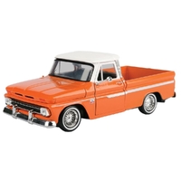 Motormax 1/24 1966 Chevy C10 Fleetside Pickup - Get Low Diecast Car