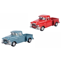 Motormax 1/24 1955 GMC Blue Chip Pickup Diecast Car