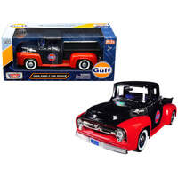 Motormax 1/24 1956 Ford F-100 Pickup with Gulf Livery Diecast Car