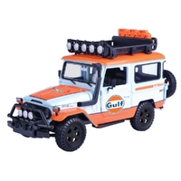 Motormax 1/24 Off Road - Toyota FJ40 with Gulf Livery Diecast Car