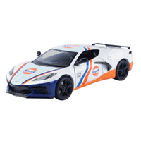 Motormax 1/24 Gulf Livery 2020 Corvette C8 Diecast Car