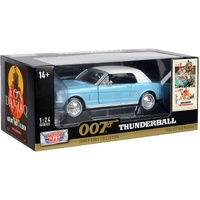 Motor Max 1/18 1964 1/2 Ford Mustang Hard Top - James Bond Thunderball Movie Diecast Model Car