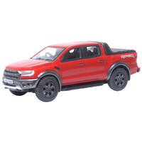 Oxford 1/76 Ford Ranger Raptor Race Red Diecast Model Car