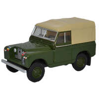 Oxford 1/76 Land Rover Series II SWB Canvas Reme Diecast Model Car