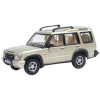 Oxford 1/76 Land Rover Discovery 2 White Gold Diecast Model Car