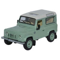 Oxford 1/76 Land Rover Defender 90 Grasmere Green Heritage Diecast Model Car