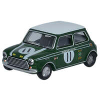 Oxford 1/76 Mini Cooper S MkII John Rhodes 1968 Brands Hatch Diecast Model Car