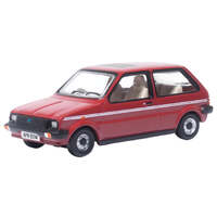 Oxford 1/76 Austin Mini Metro Emberglow (Princess Diana) Diecast Model Car