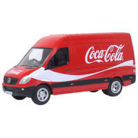 Oxford 1/76 Mercedes Sprinter Coca Cola Diecast Model Car