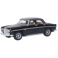 Oxford 1/76 Rover P5B Black (Wilson/Thatcher) Diecast Model Car