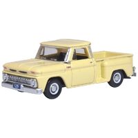 Oxford 1/87 Chevrolet Stepside Pick Up 1965 Yellow Diecast Car