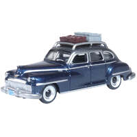 Oxford 1/87 Desoto Suburban 1946-48 Butterfly Blue and Crystal Gray Diecast Car