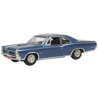 Oxford 1/87 Pontiac Gto 1966 Fontaine Blue Diecast Model Car