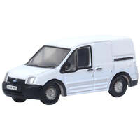 Oxford 1/148 Frozen White Ford Transit Diecast Model Car