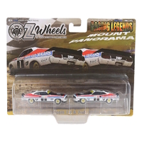 Oz Wheels 1/64 Ford XC Falcon 1977 Hardie Ferodo 1000 Moffat Racing Team Cars #1 and #2 - 1st and 2nd Place Finish Diecast Model Cars