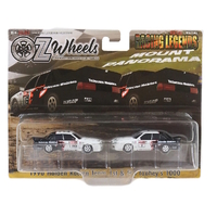 Oz Wheels 1/64 VL Holden Commodore 1990 Toohey's 1000 Holden Racing Team Cars #16 and #7 - 1st and 5th Place Finish Diecast Model Cars