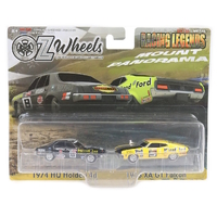 Oz Wheels 1/64 HQ Holden 4 Door 1974 Darrell Lea #8 & XA GT Ford Falcon 1973 McLeod Goss #5 - DNF Commemeration Diecast Model Cars