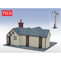 Peco HO Tan-Y-BWLCH Wooden Station Building Lasercut Kit