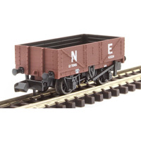 Peco N RTR 9ft 5 Plank Open Wagon, NE, Grey