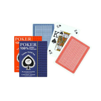 Piatnik 100% Plastic Texas Hold 'em Poker Playing Cards