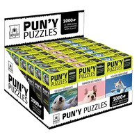 Bepuzzled 1000pc Puny Puzzle (Assorted Designs) Jigsaw Puzzle