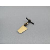 Radio Active Boat Rudder Mini 1.5 inch Brass Blade RAD-MA3062