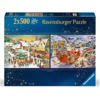 Ravensburger 2x500pc Christmas Collection No.1 Jigsaw Puzzle