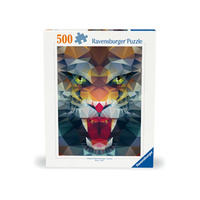 Ravensburger Polygon Lion 500pc Jigsaw Puzzlec