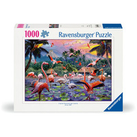 Ravensburger Pink Flamingos 1000pc Jigsaw Puzzle