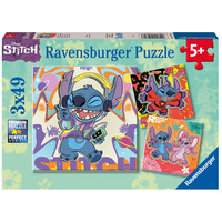 Ravensburger Disney Stitch 3x49pcs Jigsaw Puzzle