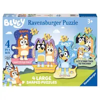 Ravensburger - Bluey 4 Large Shaped Puzzles