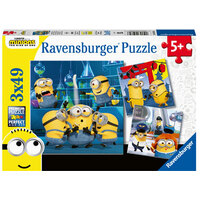 Ravensburger 3x49pc Minions 2 Jigsaw Puzzle