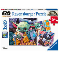 Ravensburger 3x49pc Star Wars: Grogu Moments 3x49 Jigsaw Puzzle