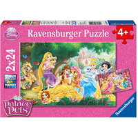 Ravensburger 2x24pc Best Friends of the Princess Jigsaw Puzzle