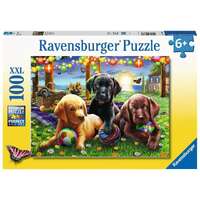 Ravensburger - 100pc Puppy Picnic Jigsaw Puzzle 12886-0