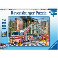 Ravensburger 100pc Fire Truck Rescue Jigsaw Puzzle